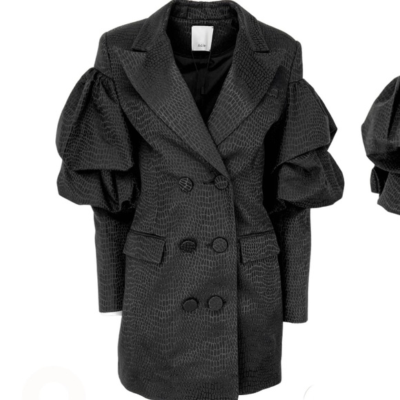 ACLER STOW BLAZER MINI DRESS IN BLACK size 4 - Picture 3 of 10